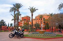 Edificios en la ville nouvelle de Marrakech