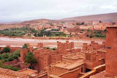 Vista desde el Ksar de Ait Ben Haddou, Marruecos