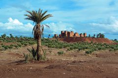 Paisajes del Valle del Draa en Marruecos