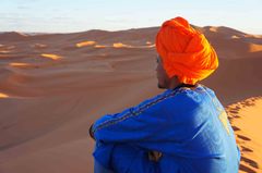 Dunas de Merzouga en el Sahara, Marruecos