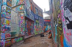 Callejón del grafiti en Gante