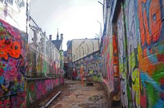 Callejón del grafiti en Gante