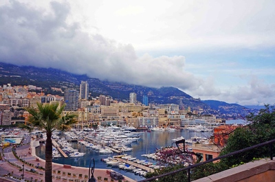 Vista de Mónaco desde La Roca