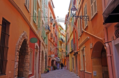 Calles del centro histórico de Mónaco