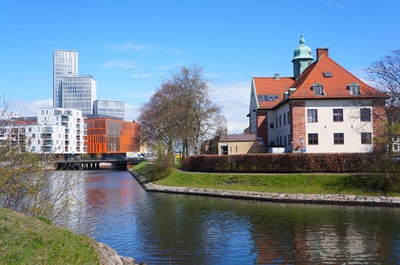 Malmö desde el Slottsrädgarden