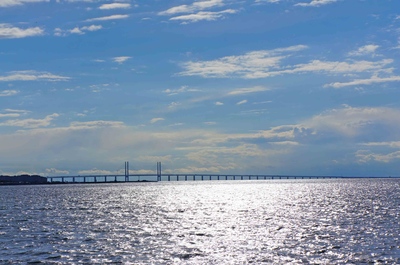 Puente de Øresund, entre Dinamarca y Suecia