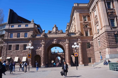 Barrio de Gamla Stan en Estocolmo