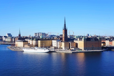 Vista de Gamla Stan en Estocolmo