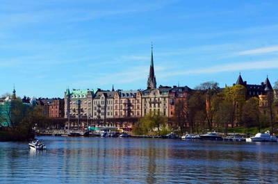 Vista de Gamla Stan en Estocolmo