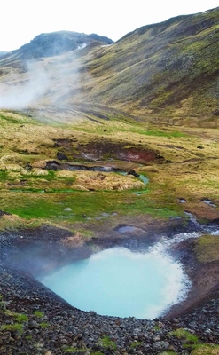 Valle de Reykjadalur, Islandia