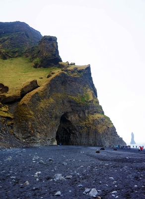 Playa negra de Reynisfjara, Islandia