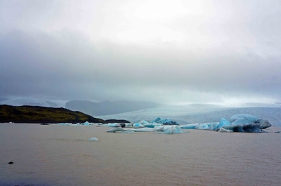 Laguna del glaciar Vatnajökull, Islandia