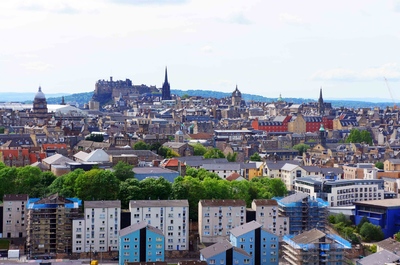 Vista de Edimburgo desde Arthur's seat
